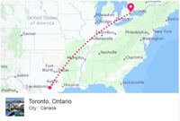 Facebookで どこからどこへ移動中 という添付画像のようなポストの Yahoo 知恵袋