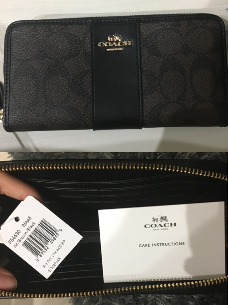 coachの財布をネットで購入しました。これは偽物ですか？アウトレット 