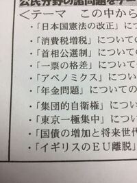 中3夏休み公民 社会 レポートのテーマ選択について私は最近 ニュ Yahoo 知恵袋