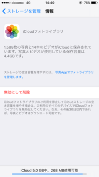 が 残り です わずか icloud ストレージ