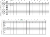 以下のような塾の時間割を作成したいのですが Excelの関数 Yahoo 知恵袋