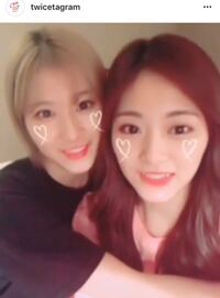 Twiceの公式インスタに載っていたのですが 左の子は誰ですか Yahoo 知恵袋