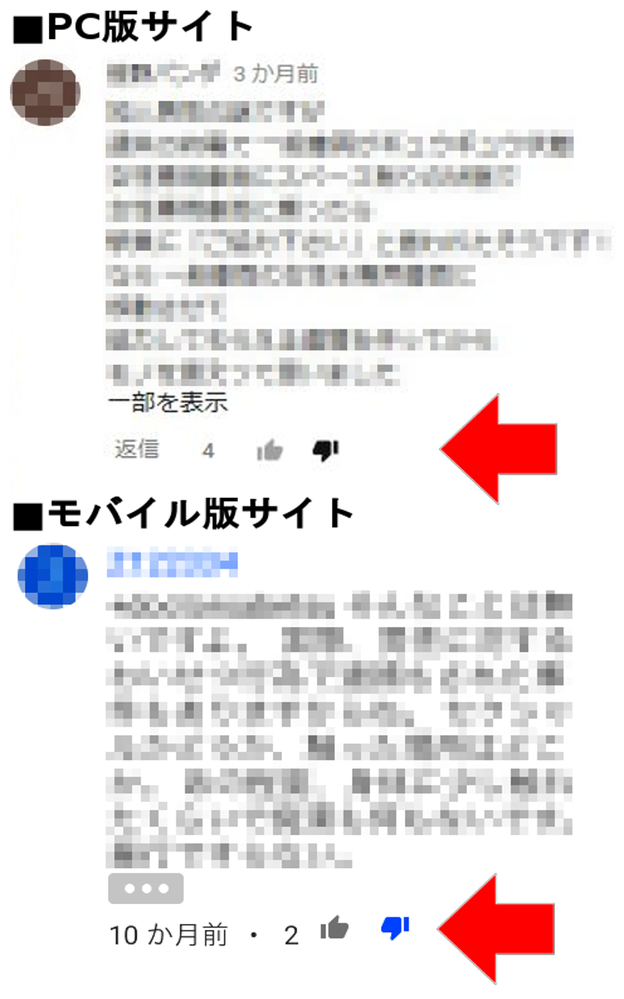 YouTubeで動画を見ていた際、間違えて低評価ボタンを押してしまいまし