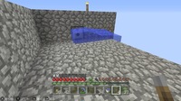 Minecraftpeで水が入ってるマスに 上つきハーフブロックを置い Yahoo 知恵袋