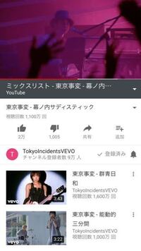 Youtubeにある東京事変の 幕ノ内サディスティック と椎名 Yahoo 知恵袋