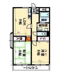 添付の間取り図だとどのような家具配置にしますか 社宅なんですがいまいちインテリア 教えて 住まいの先生 Yahoo 不動産