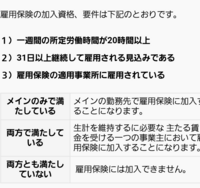 ダブルワークの雇用保険について 本業は自営業 それとバイトをし Yahoo 知恵袋