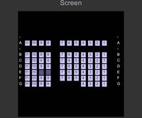 今度初めて4DXの映画見に行くので予約しようと思うのですが、もし全席空いてるとしたらどこが一番いいですか？ 画像は私の行く映画館の座席表です。
