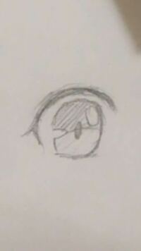 目のイラストを描きました 少年漫画 少女漫画 萌え漫画 ラノベの中 Yahoo 知恵袋