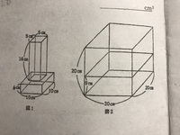 中学受験 算数 立体図形の問題です ふたつの直方体を組み合わせてできる図 Yahoo 知恵袋