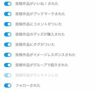 Pixivのランキング通知について質問です Pixivの通知設定を見ると Yahoo 知恵袋