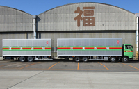 画像の様なトラックを日本語では ダブル連結トラック と言いますが 英語で Yahoo 知恵袋