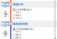 Jr中央線の立川駅から西国分寺駅まで どれくらい時間が かかるかわか Yahoo 知恵袋