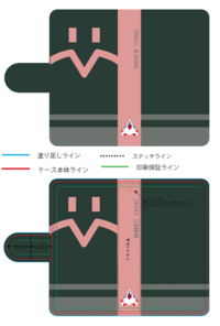 手帳型スマホカバーのデザインを考えてみました なんだかしっくりこな Yahoo 知恵袋