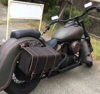 バイク用のサイドバッグが若干マフラーに接触することがあります 自作 Yahoo 知恵袋