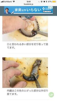 アワビ刺身で画像の部位など取らずに そのまま全部食べてしまいました Yahoo 知恵袋
