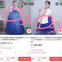 チマチョゴリの画像の が付いてるとこの有り無しの違いを教えてください Yahoo 知恵袋