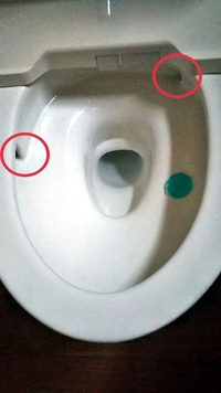 トイレの便器内側の 水の流れる筋汚れを落としたい トイレの便器の内側の Yahoo 知恵袋