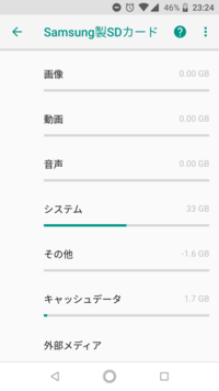 Androidones1をsdカードを内部ストレージ化したものを使っているので Yahoo 知恵袋