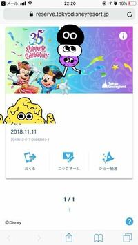 ディズニーのオンラインパークチケットはこれであってますか それともこの画 Yahoo 知恵袋