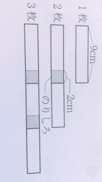 数学の問題です 写真のように横の長さが9センチメートルの長 Yahoo 知恵袋