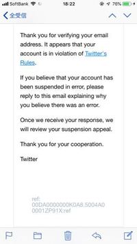 Twitterが凍結されてしまいました解除依頼をしたら英文のメールが届きまし Yahoo 知恵袋