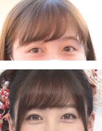 橋本環奈ちゃんのすっぴんとメイク後どっちがかわいい 上が Yahoo 知恵袋