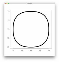 数学関連イラストレーターでスーパー楕円を描きたいです しゃしんのようなス Yahoo 知恵袋