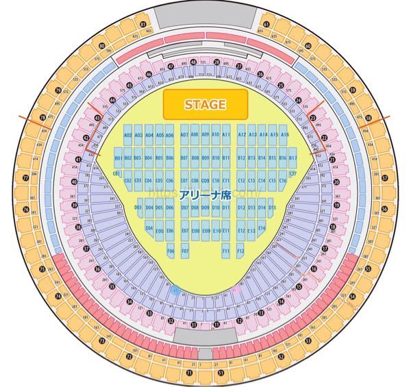 名古屋ドームexile 1ゲート15通路1塁側r1列167 Yahoo 知恵袋