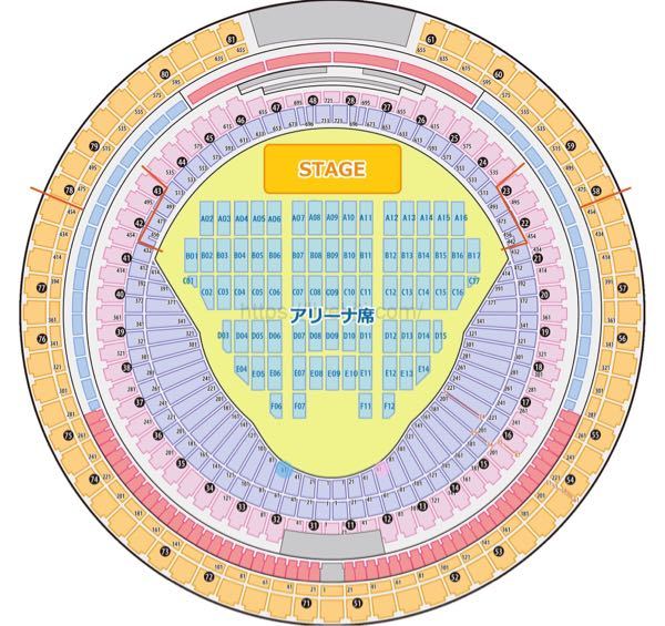 名古屋ドームexile 1ゲート15通路1塁側r1列167 Yahoo 知恵袋