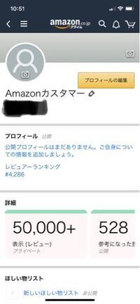 Amazonのプロフィール設定 変更でカスタマーレビューの書き Yahoo 知恵袋