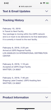 Uspsの発送ですが11月28日に日本到着しているみたいで12月6日いま Yahoo 知恵袋