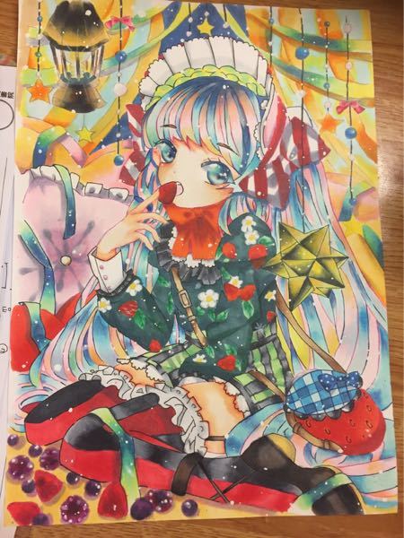 小6です。この絵は上手い方ですか？自由研究で描きました。コピッ