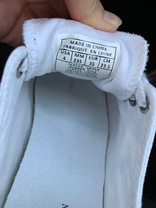 スニーカー靴サイズ ラルフローレンのポロのキャンバススニー Yahoo 知恵袋