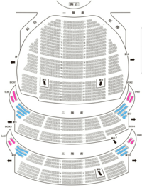 梅田芸術劇場 注釈付き２階2列一桁席からの舞台は以下の写真のような感じで舞台 Yahoo 知恵袋