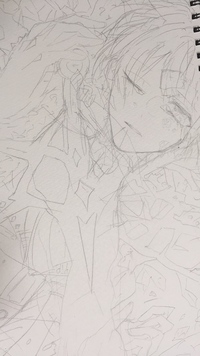 こういうイラストってラフですか 下書きですか ラフ 下書き 清書と Yahoo 知恵袋