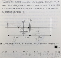 組み合わせレンズの問題 凹レンズと凸レンズ このような問題があ Yahoo 知恵袋