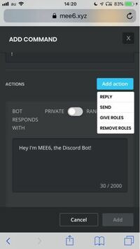 Discordについて質問です Mee6というbotを使わさ Yahoo 知恵袋