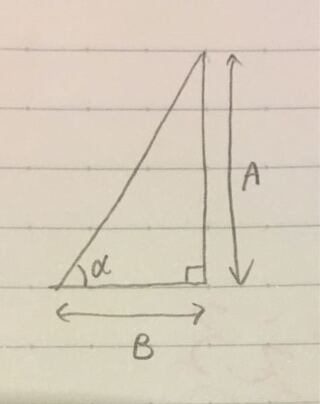 直角三角形の2辺 Aとb が分かっている時 Aの角度を求める方法で Yahoo 知恵袋