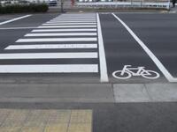 横断歩道も自転車横断帯も踏切もないところ