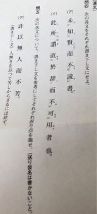 漢文です あるワークに国未二嘗不一レ栄也 という文に 書き下しが 国未だ Yahoo 知恵袋