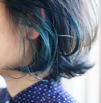髪の毛のカラーでターコイズブルーが色落ちしたらどんな色になりますか Yahoo 知恵袋