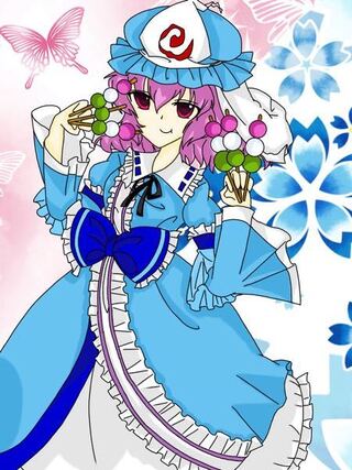 イラストの評価お願いします 東方projectの西行寺幽々子を描き Yahoo 知恵袋