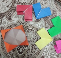 折り紙で 写真のようなユニットを幾つか繋げて輪にするのを子供が習って来ま Yahoo 知恵袋