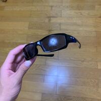 オークリー　バッドマン ※レンズコーティング剥げ有り オークリーのサングラスですが、コーティングが剥がれてしまい