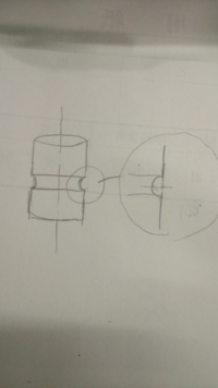 Solidworksで図のように円柱の側面を半月形でくり抜くこ Yahoo 知恵袋