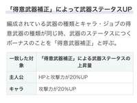 グラブルの得意武器のプラス補正って メイン武器のみ関係してますか それと Yahoo 知恵袋