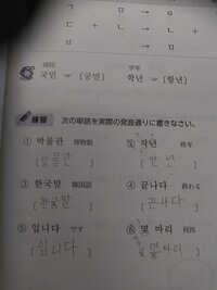 韓国語の勉強です と って合っていますか 単語を実際の発音どおりに書き Yahoo 知恵袋