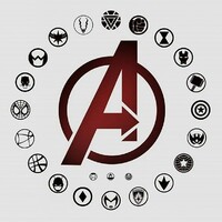 アベンジャーズのキャラクターのロゴ どれが誰か教えてくださ Yahoo 知恵袋