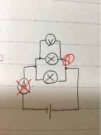 中2理科回路図の問題です このように 電圧記号vを回路図の外側に書 Yahoo 知恵袋